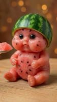 8 minutes of AI baby fruits 😭 #asmr #aiasmr  — AI fruit video by @bellalovesasmr