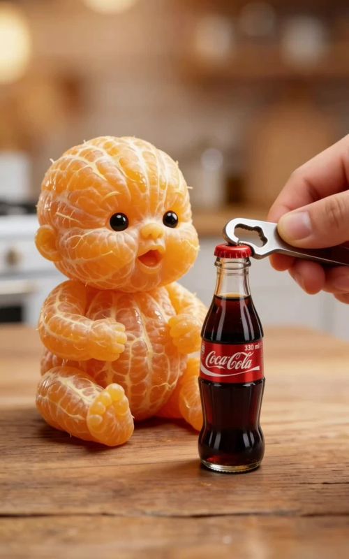 Orange drinking ASMR #asmrdrinking #ai #drinkingshow #drinkingsounds #orange  — AI fruit video by @relaxnowasmr4