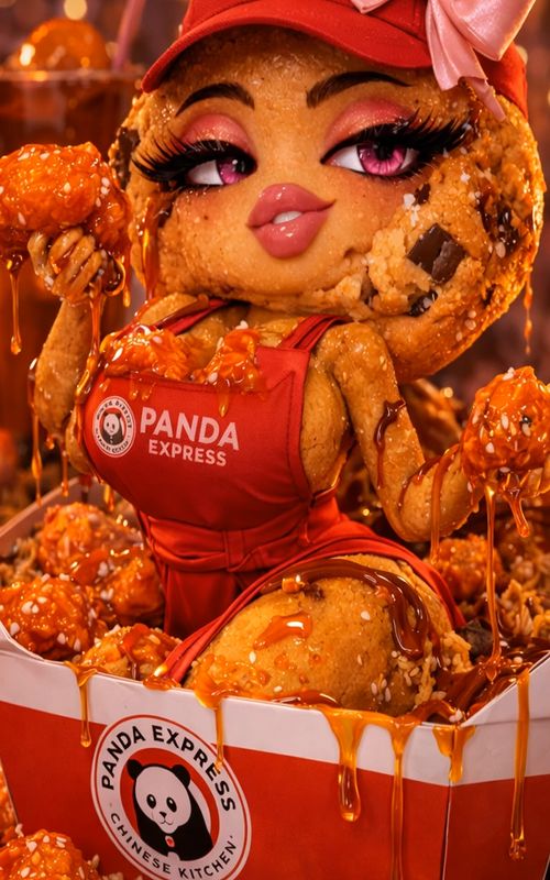 Panda Express ASMR!!! Share With An Orange Chicken Lover!!! #fyp #foryou #foryoupage #viralvideo #ti — AI fruit video by @odd.loop.asmr