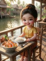 หนูจิ๋วพาเพลิน EP.7 มาทำต้มยำกุ้งกันค่ะ#viral #viralvideo #tiktokviral #trend #trending #explorepage — AI fruit video by @kumlungjaihaha
