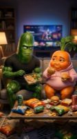 Ella cambió…  #foodstory #sad #fyp #aistory #aifruit — AI fruit video by @antoine.aivideos