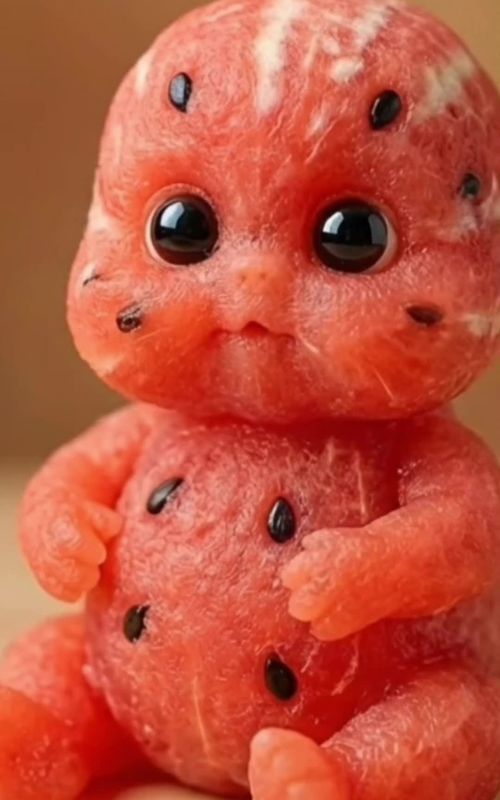 baby fruit eating #funny #asmr — AI fruit video by @hoasun10