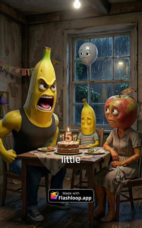 Part 1 | Evil Banana 🍌 #aifruit #fruitstory #fruitdrama #aistory #fruit  — AI fruit video by @afruitstorys