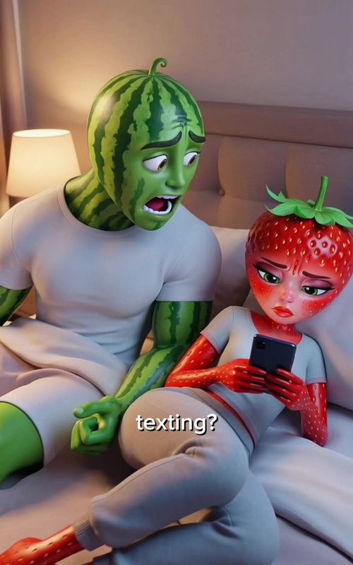 Part 1 | Strawberry’s Secrets 🍓 #aifruit #fruitstory #fruitdrama #aistory #fruit  — AI fruit video by @afruitstorys