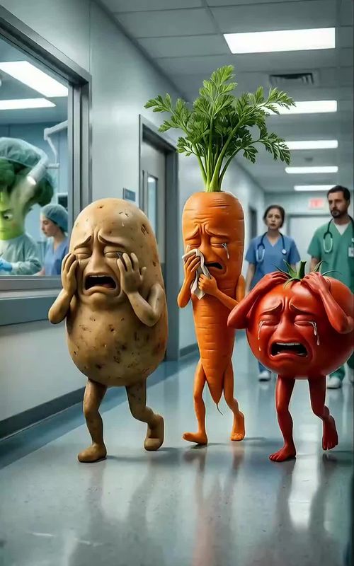 sadstory vegetable animation cartoon characters 😭#cartoon  — AI fruit video by @ranamudasar610