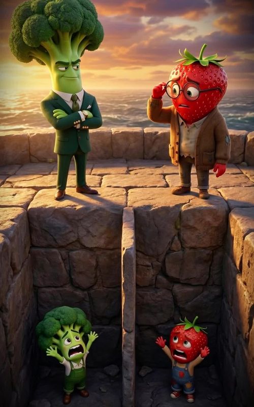 Histoire de fruits #FoodTok #tiktokfrance🇨🇵 #viral #fyp #humour  — AI fruit video by @histoiredefruits_off