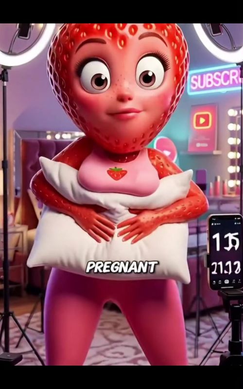 What she did !! #fruit #strawberry #ai #aistory #storytime  — AI fruit video by @frutiyisland