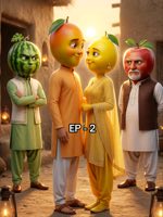 Mango and Lemon - Love Story 🥭 💝🍋 | . . . . #aivegetablesvideo #lovestory #aivideos #viralreels # — AI fruit video by @vibratoons