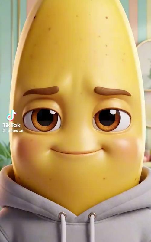 da baby #fruit #bananas #ai #baby #dancing  — AI fruit video by @oddedits_0