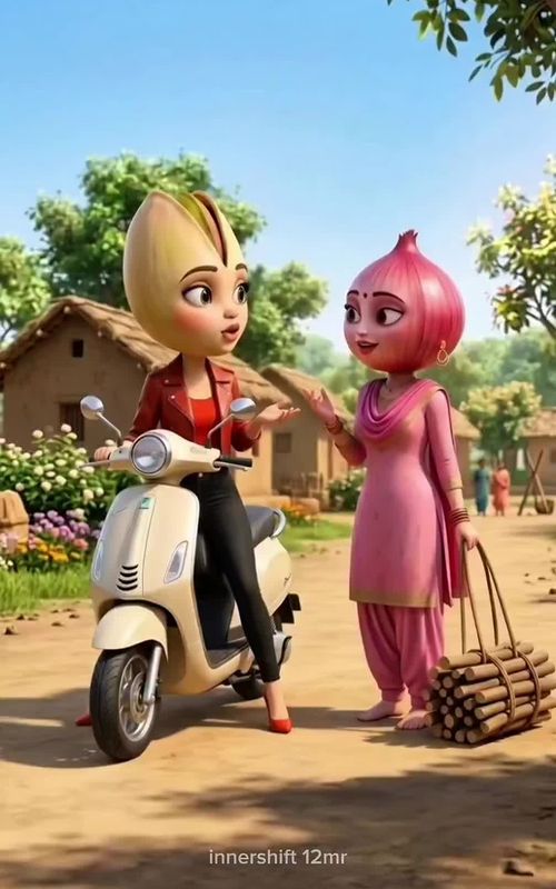 iska aur pyaj mein dilchasp guftgu  #foryoupagee #aivideos #trend #vegetable #viralvideos  — AI fruit video by @innershift12mr