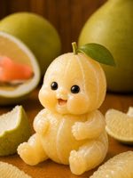 baby fruit eating #eating #asmrvideo  #asmrsound  #asmr  — AI fruit video by @hoasun10