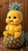 Baby fruit eating #eating #asmr #asmrsound  #asmrvideo  — AI fruit video by @hoasun10