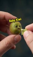 He got so happy for that fresh juicy crunch 🥺🥝 rate his giant bubble cheeks from 1-10 👇 Wait for  — AI fruit video by @satisfyingaiasmr6