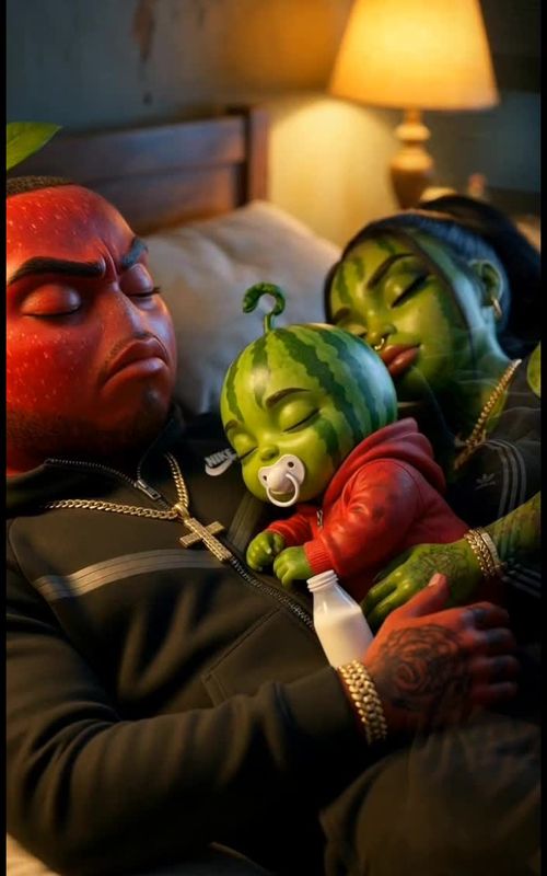Part 1  #Sadstory #aianimation #aifruit #fruitstory #aistory  — AI fruit video by @aquavib.es
