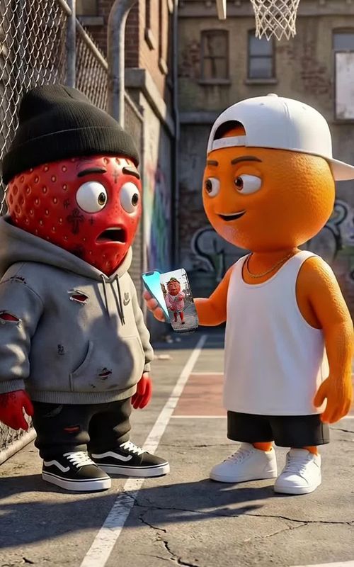 cuh my grandma trippin #aistory #fruitstory #aifruit #aistorytelling #aidance — AI fruit video by @alexdealz