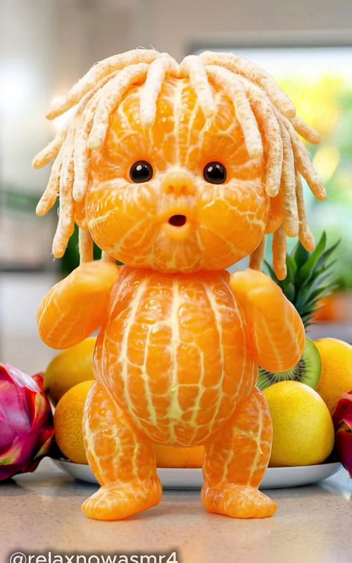 Orange dancing on Digidi Digidi Hey #digididigidi #aidance #dancingfruit #babyfruit #aifruits  — AI fruit video by @relaxnowasmr4
