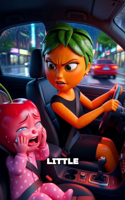 Part 4 | Orange Step-Mom misbehaviour 💔👀 #fruitdrama #aistory #fruitstory #animatedstory #foodstor — AI fruit video by @thefunkyfruits