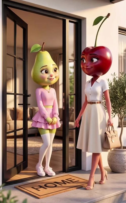 Part 1 | #fruitstory #fruitdrama #storytelling #aistory #aianimation  — AI fruit video by @lofi.tales