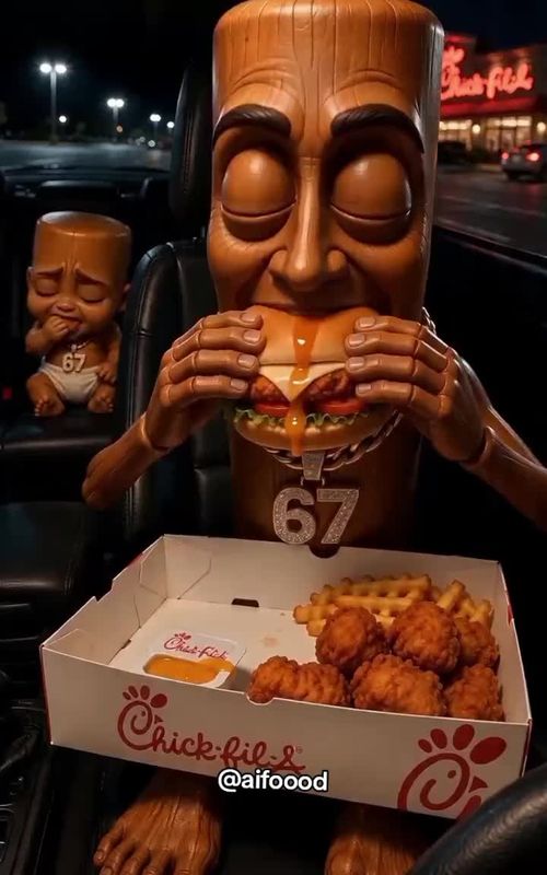 eating Chick-fil-A with you and tung tung did you eat yet#food#ai#iknowyouhungry#stopreadingthehasht — AI fruit video by @aifooood3