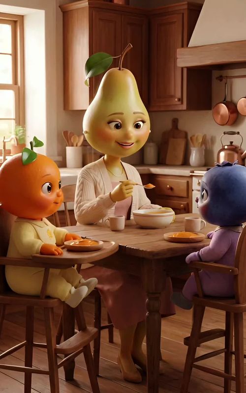 Mommy only loves gold #fruitdrama #aifruit #fruitstory #foodstory #familydrama  — AI fruit video by @emotionalfruits7