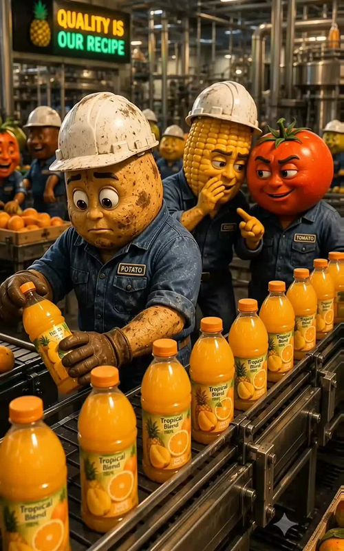 PART 1| Pineapple boss test the honesty of his worker potato  let's see what happens next  #aistory  — AI fruit video by @fruitheart_aistories