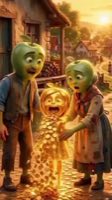 #VeggieCartoon #KidsAnimation #TalkingVegetables #foryoupageofficiall #VeggieCartoon  — AI fruit video by @sabziworld6