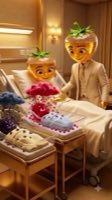 #viralvideo #TalkingVegetables #foryoupageofficiall #KidsAnimation #VeggieCartoon  — AI fruit video by @sabziworld6