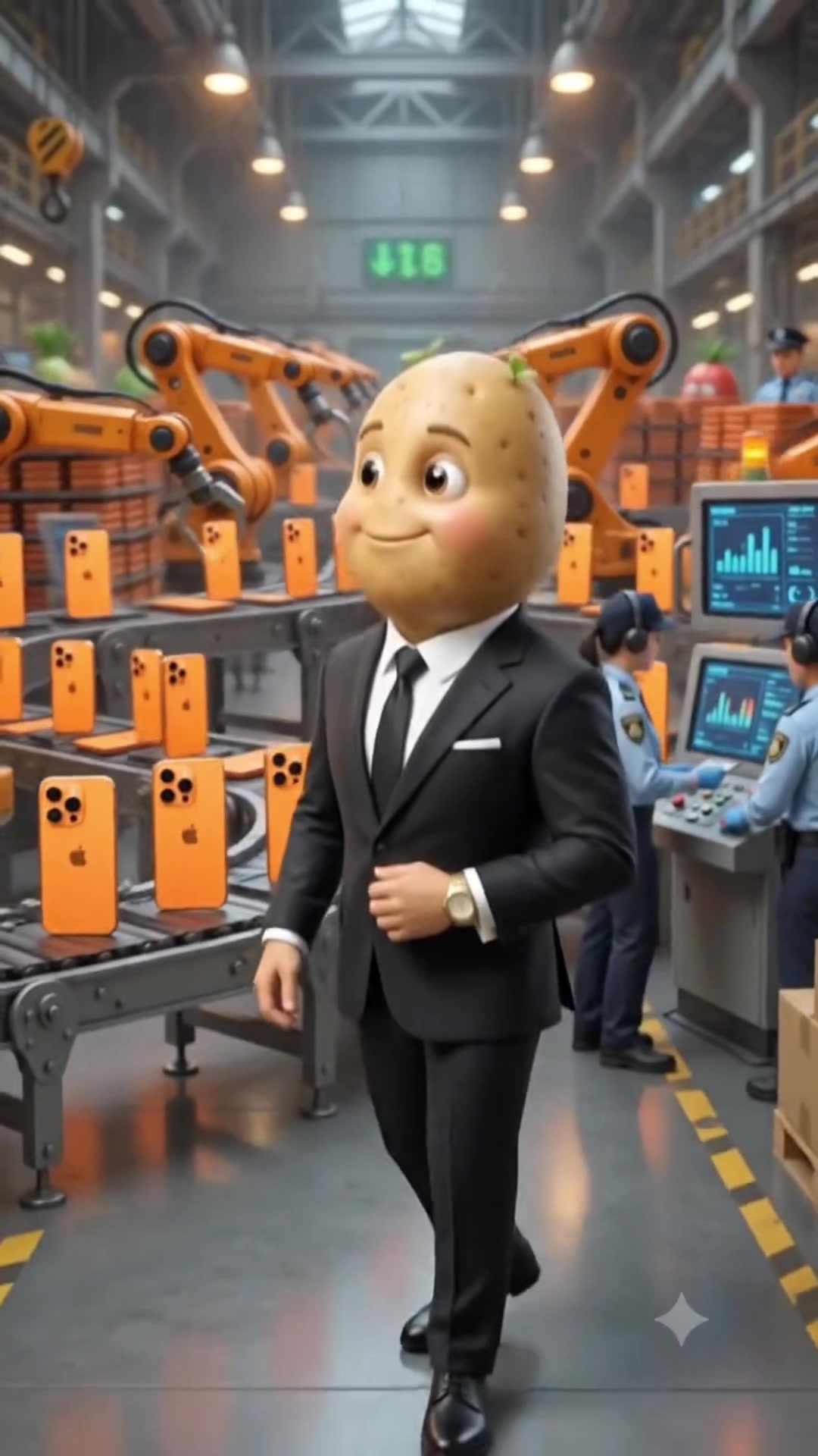New vegetable character iPhone owner story 🍎🥔 #tiktokgrowthchallenge #fyp #newstory #animation #tr — AI fruit video by @quickerthings