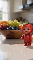 Cute baby strawberry and banana dance 🍓 ❤️ 🍌#babydance #dancingbaby #aidance #aibaby #babytiktok — AI fruit video by @lulumelontv