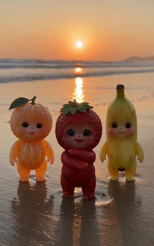 Cute baby strawberry, orange and banana dance 🍓❤️🍊❤️🍌#viralvideo #aibaby #aidance #babytiktok #da — AI fruit video by @lulumelontv