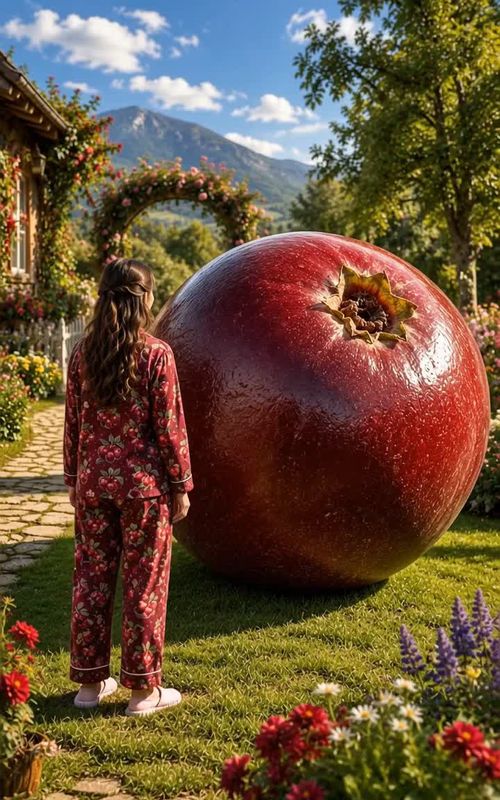 "Which bedroom will u choose to sleep??" #aifruit #aisatisfying #giantfruits #oddlysatisfying #Fruit — AI fruit video by @oddivibe