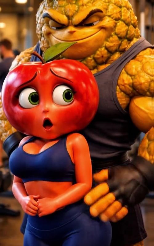 Fruit stories part 1  — AI fruit video by @pigeonai36