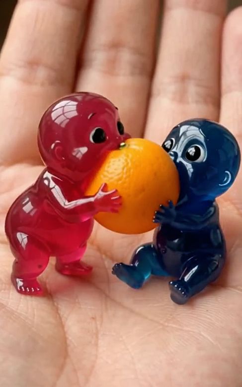 Tani cute Jelly baby fruits eating video  asmr eating vide baby video#fyp #foru #ai #virl #forupage  — AI fruit video by @jellybabiesfun1