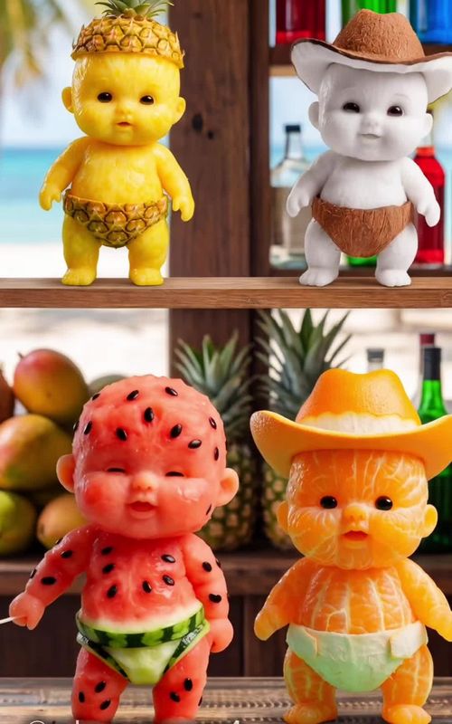 Baby Fruits dancing on Follow the Leader #dancingfruit #babyfruit #aibaby #dancingbaby #babytiktok  — AI fruit video by @relaxnowasmr4