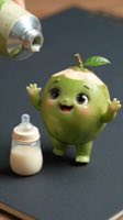 cute beby fruit eating  #asmr #trending #viralvideo #foryourpage  — AI fruit video by @asmr.tube8