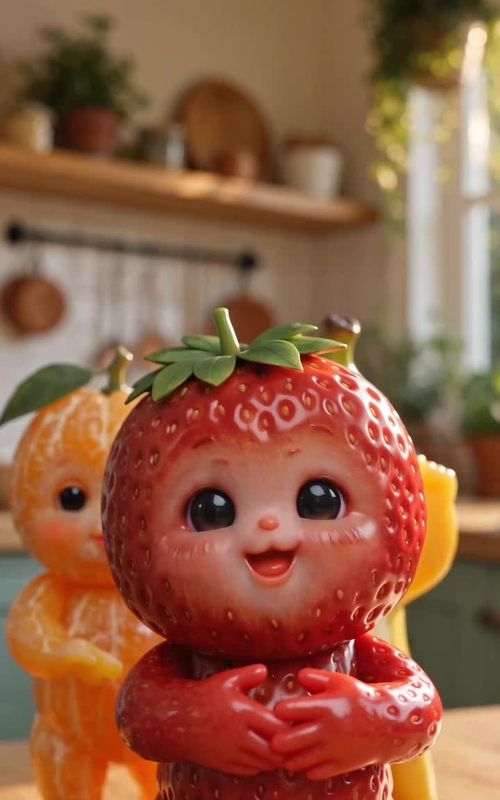 Cute baby strawberry and orange and banana  dance 🍓 ❤️ 🍊 ❤️🍌#dancingbaby #babydance #babytiktok # — AI fruit video by @lulumelontv