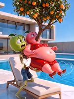Ai fruit animation comedy  #comedy #funny #fyp #fruitdrama #viralvideo  — AI fruit video by @viral.video.ip