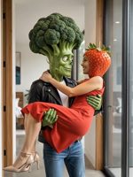 Brocoli betrayed the Orange for Money #unitedstates #funnystory #brainrotmeme #aivegetablestory #aif — AI fruit video by @zeni.ai1