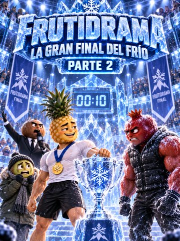 🥶🍍 PARTE 2 | El campeonato del frío llegó a su etapa final. Uno a uno fueron cayendo… hasta quedar — AI fruit video by @frutidrama223