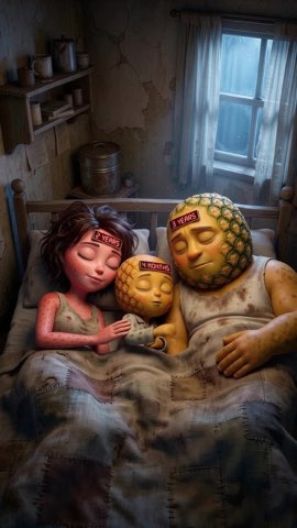 Pine’s greed😔#emotionalstory #fyp #plotwist #aifruits #fruitaistory — AI fruit video by @mimi4yii