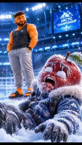 The Cold Resistance Championship Part 3. #fruitstory #aidrama #aifruit #fruitstories #brainrot — AI fruit video by @fruiqhub