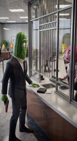 Part 2 kommt bald #fy #viral #kifrüchte #bankraub #storytime — AI fruit video by @.fruchtki