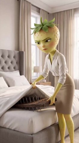 Cheating test #emotionalstory #animation #fruit #sadstory #aistory — AI fruit video by @vaxyy7
