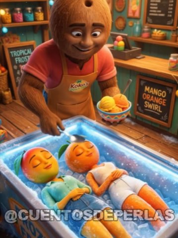 #fruitstory #fruitanimation #fruitdrama #Novelas #sadstory #viral — AI fruit video by @cuentosdeperlas