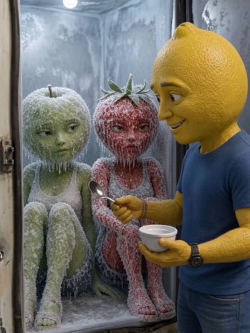 part 1 #fruitanimation #fruitdrama #fruitstory  — AI fruit video by @fruitstory353
