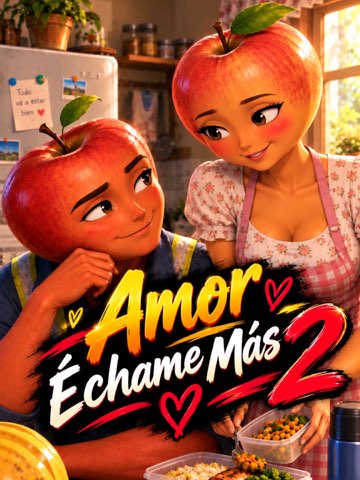 Cap 2 | Amor Échame Más #frutinovelas #novelas #fruitdrama #frutas — AI fruit video by @pixelcines