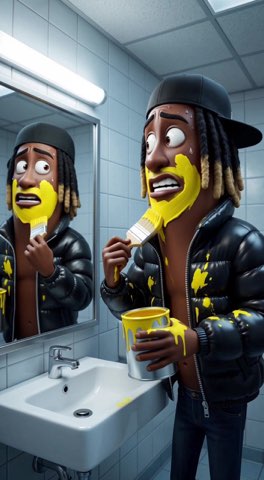 Combien va t-il réussir à garder le secret ? Commente pour une partie 2🍌#fruitstory #aistory #aifru — AI fruit video by @67_story