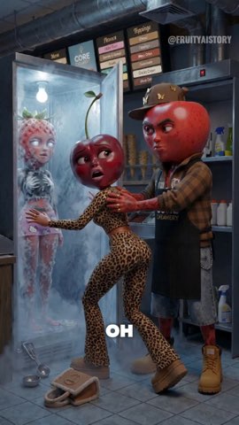 Part2 #sadstory #aistory #foodstory #part2 — AI fruit video by @fruityaistory