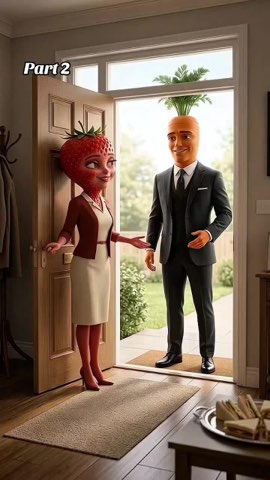 Part 2 | Don't judge a book by it's cover 🍓❤️🥕#rabiaistudio #aitiktok #AIVideo #plotwist #fyp #aia — AI fruit video by @shortaistories00