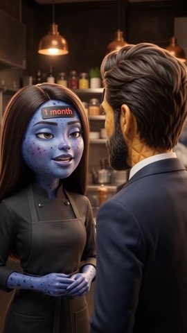A chef tired of not being valued decides to leave her job 😔#plotwist #emotionalstory #sadstory #ani — AI fruit video by @fruitystories36